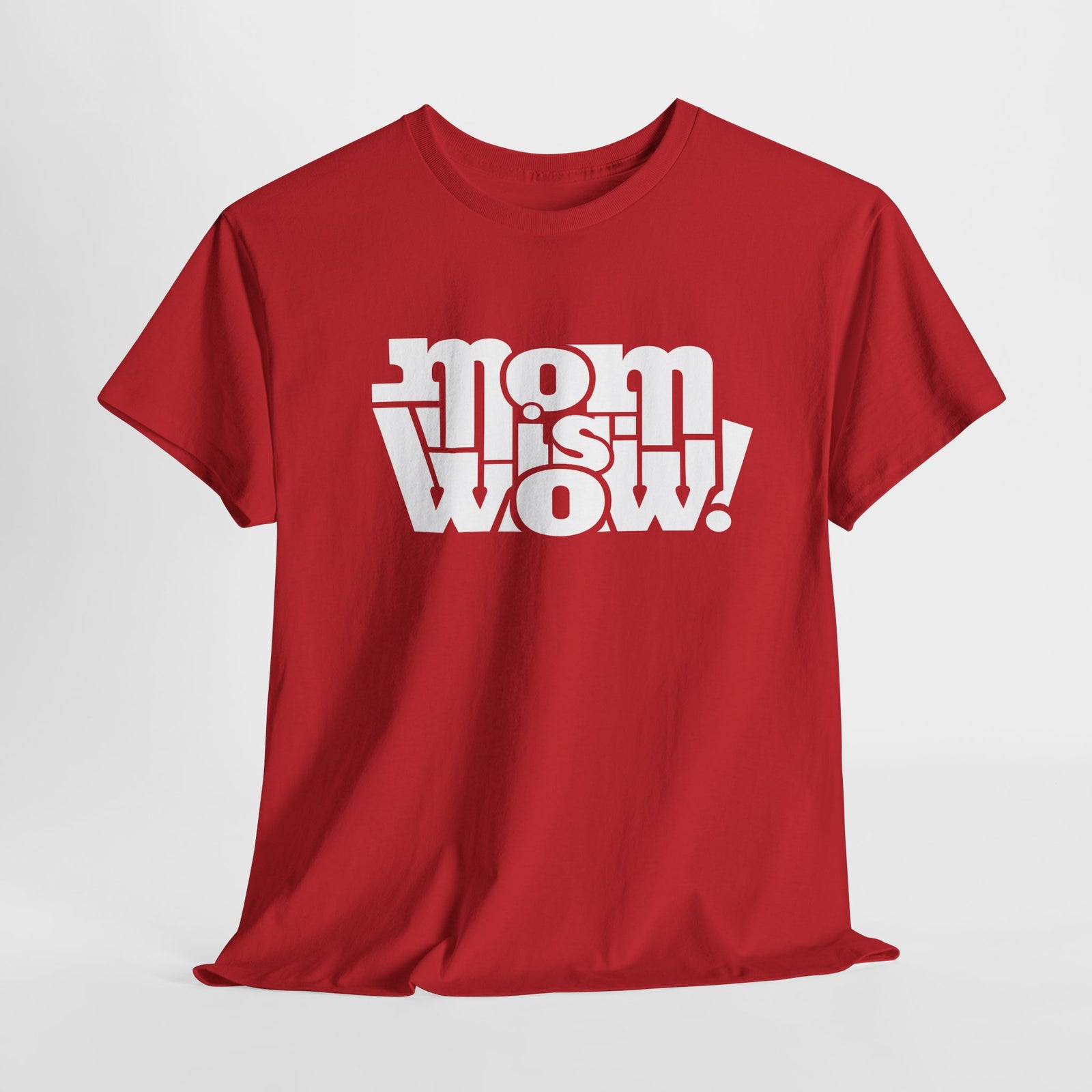 Muttertag - Mom is WOW - Muttertag Geschenk - Unisex Shirt