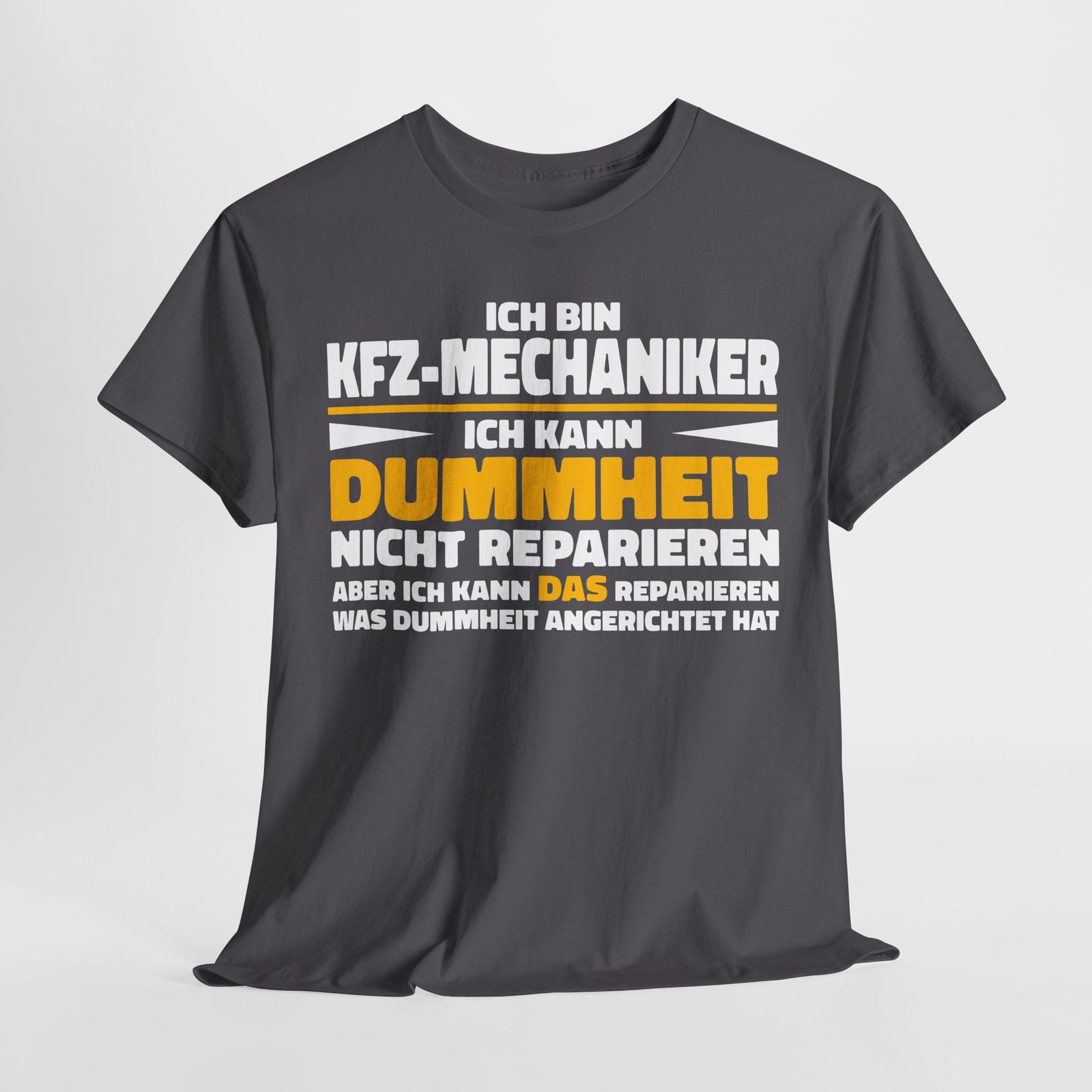 Bin Kfz Mechaniker kann Dummheit nicht reparieren Lustiges T-Shirt - Witziges Geschenk für Mechaniker - Unisex T-Shirt