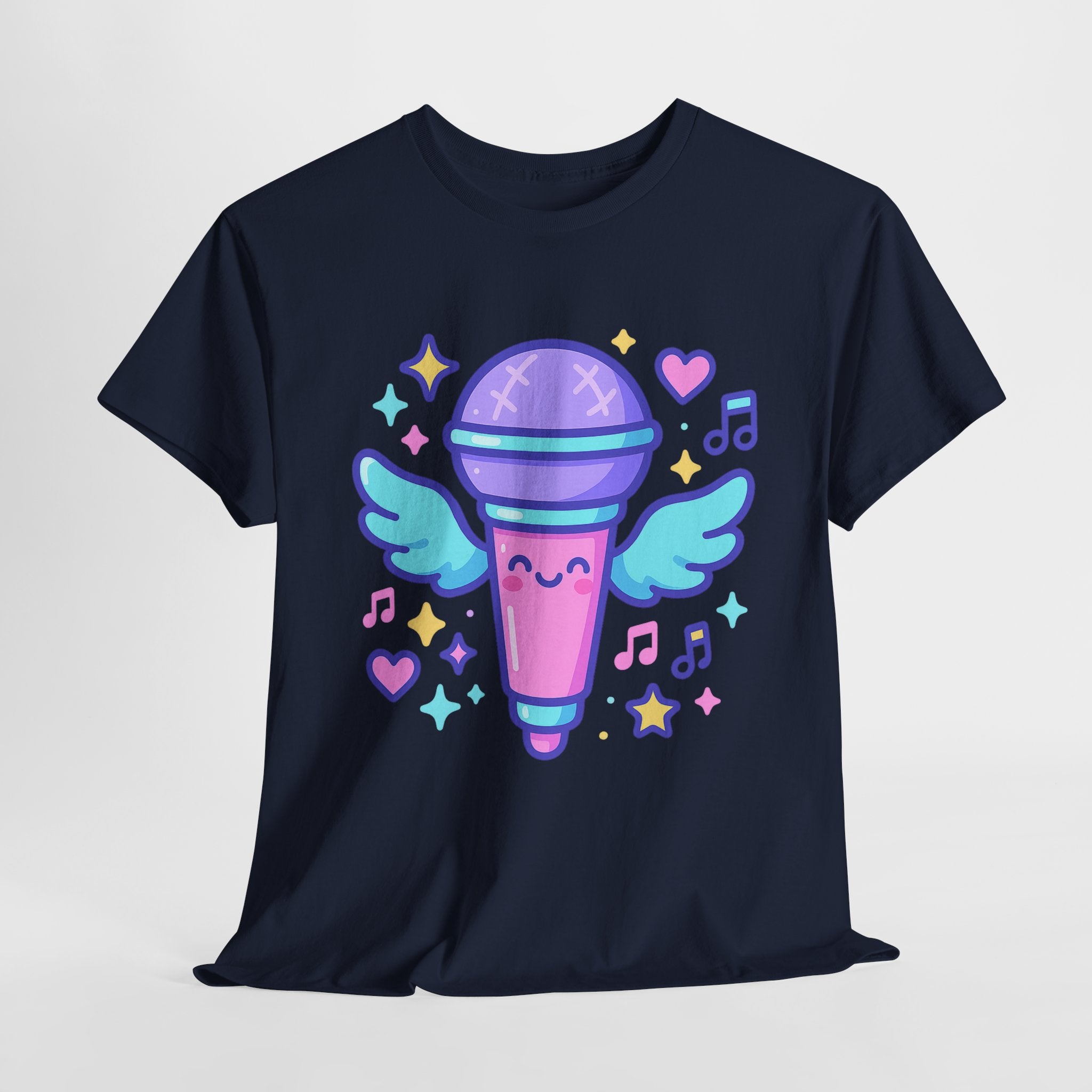 K-Pop Zaubermikrofon – Kawaii Neon Glow Shirt
