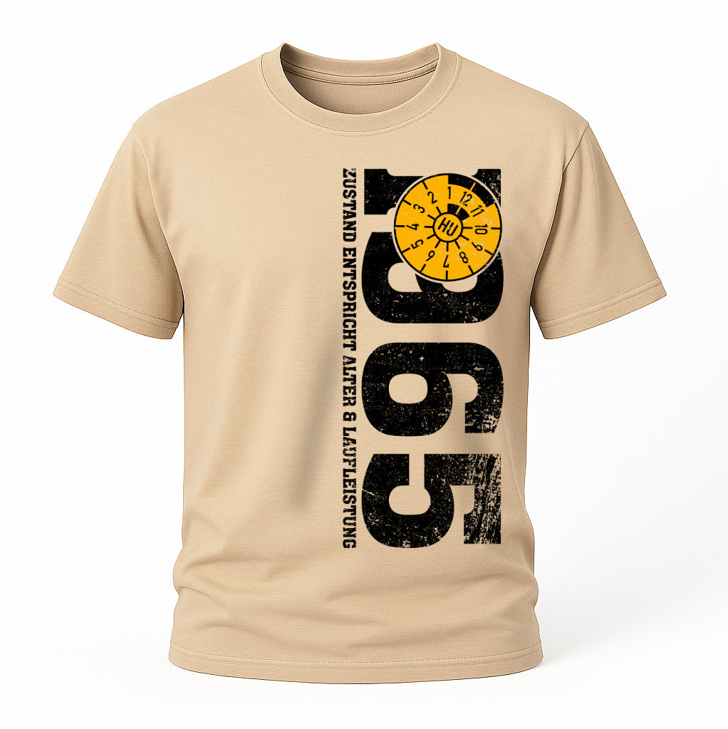 60. Geburtstag 1965 Zustand entspricht Alter und Laufleistung TÜV Lustiges Mechaniker Geschenk T-Shirt
