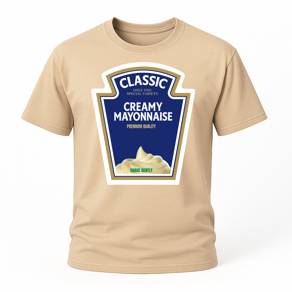 Halloween Kostüm Shirt – Lustiges Mayonnaise Parodie T-Shirt – Witziges Food Verkleidung