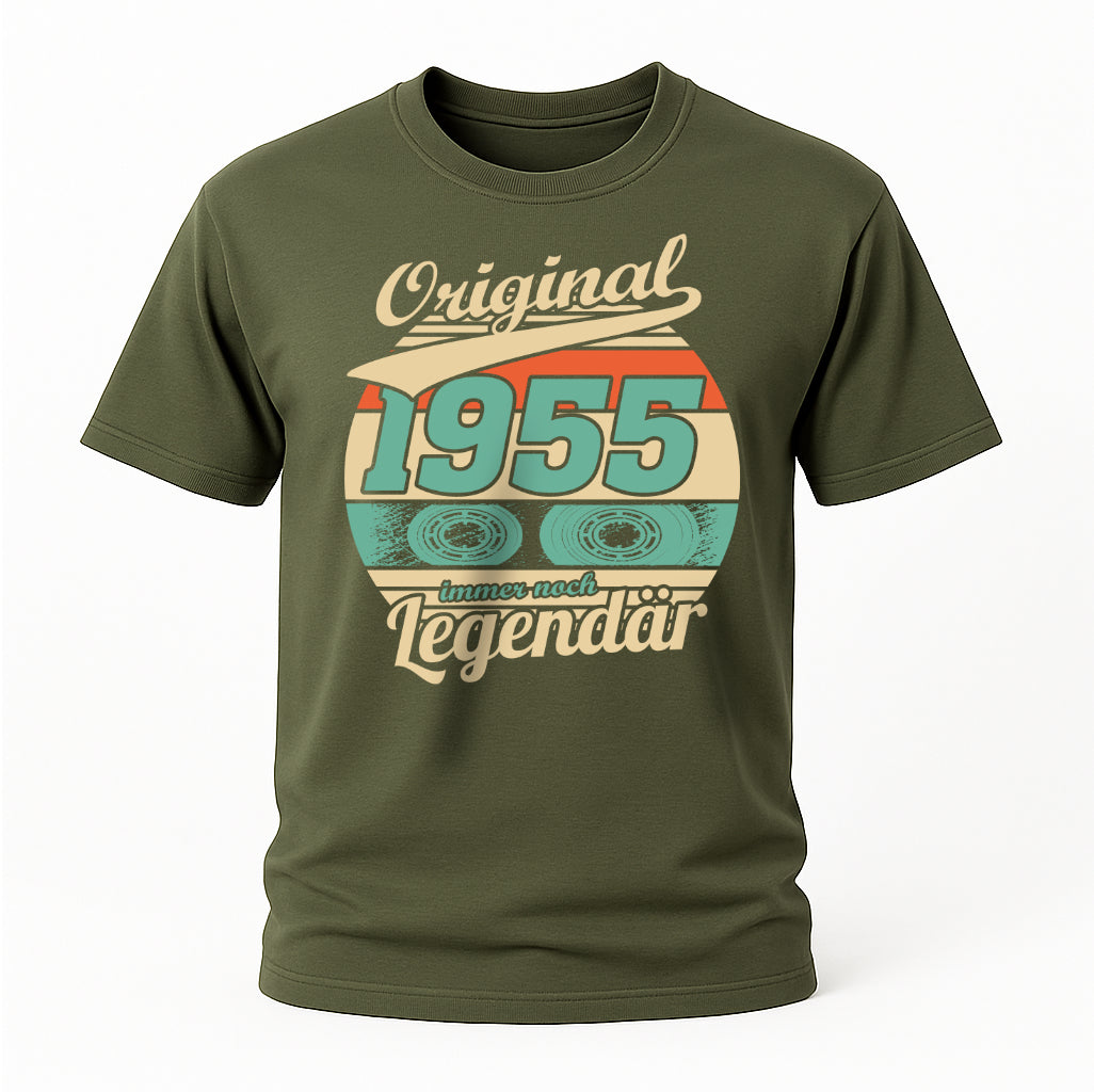 70. Geburtstag Original Jahrgang 1955 Legendär Geschenk T-Shirt