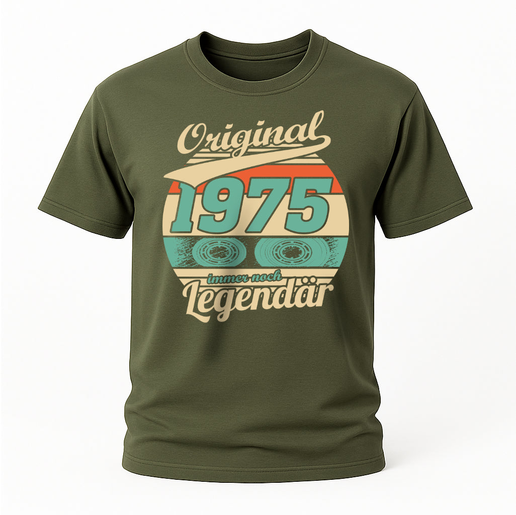 50.Geburtstag Original Jahrgang 1975 Legendär Geschenk T-Shirt