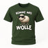 Schaf Schäfer Schafhirte Komme was Wolle Lustiges Witziges T-Shirt