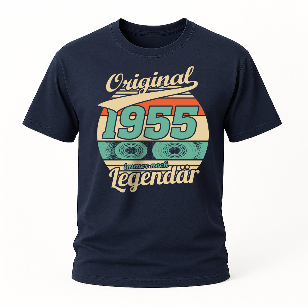 70. Geburtstag Original Jahrgang 1955 Legendär Geschenk T-Shirt