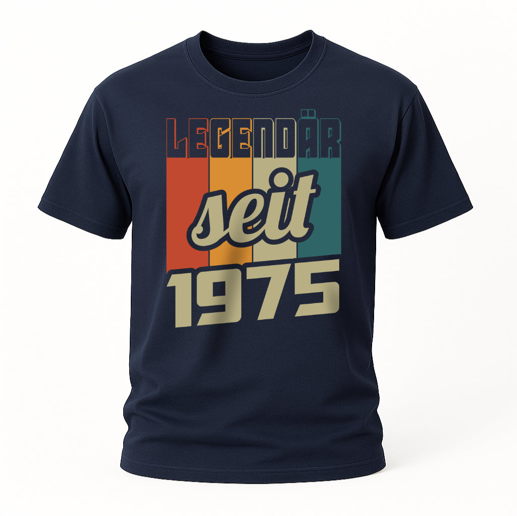 50. Geburtstag - Legendär seit 1975 - Retro Style - Limited Edition T-Shirt