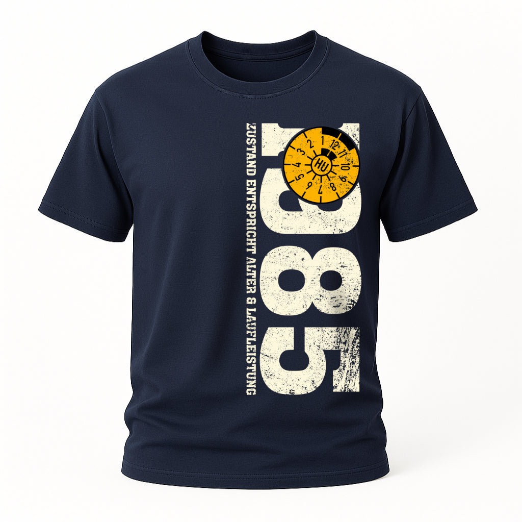 40. Geburtstag Baujahr 1985 Zustand entspricht Alter und Laufleistung TÜV Lustiges Mechaniker Geschenk T-Shirt