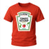 Halloween Kostüm Shirt – Lustiges Ketchup Parodie T-Shirt – Partnerlook mit Mayonnaise
