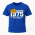 50. Geburtstag TÜV Plakette Baujahr 1975 Zustand entspricht Alter und Laufleistung Lustiges Geschenk T-Shirt
