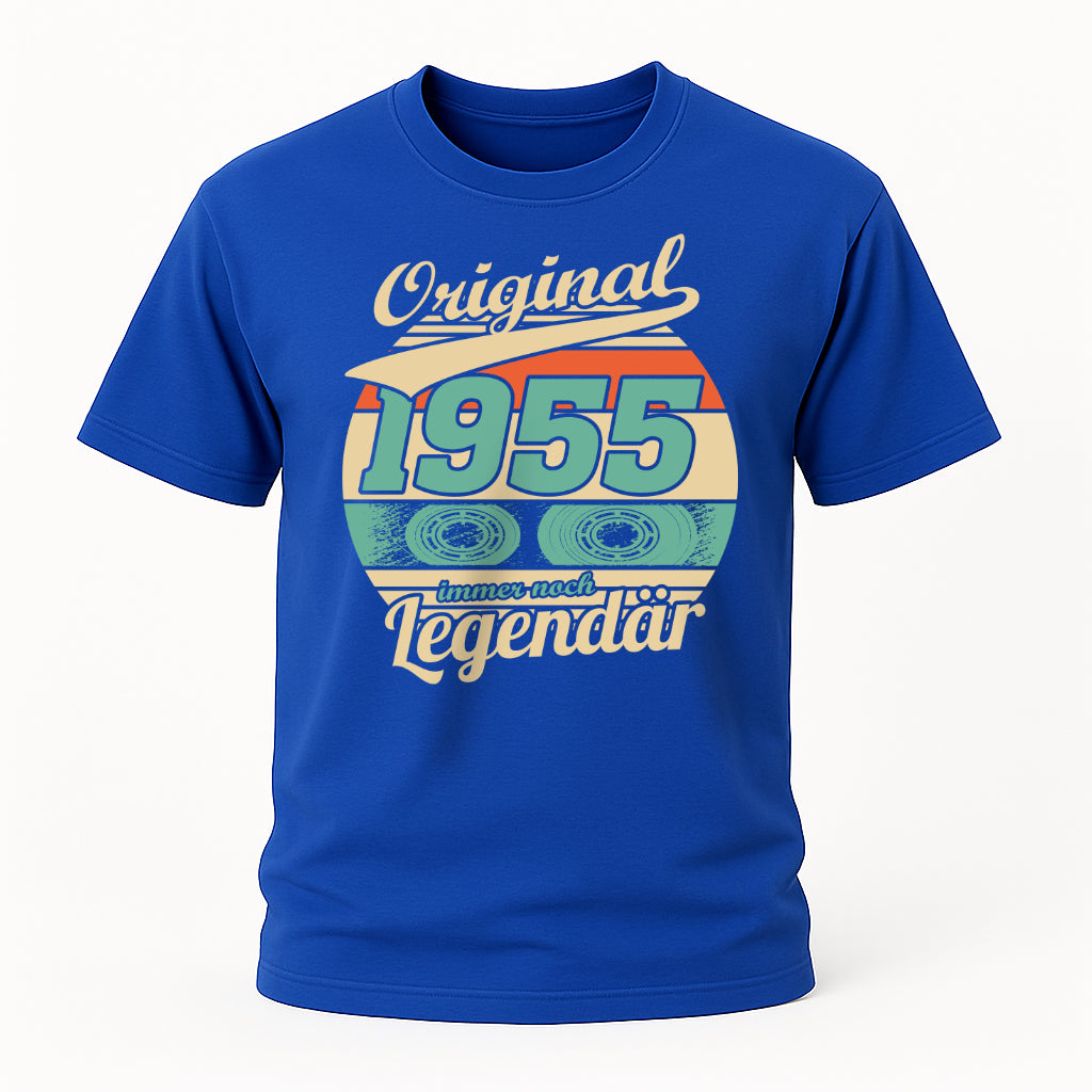 70. Geburtstag Original Jahrgang 1955 Legendär Geschenk T-Shirt