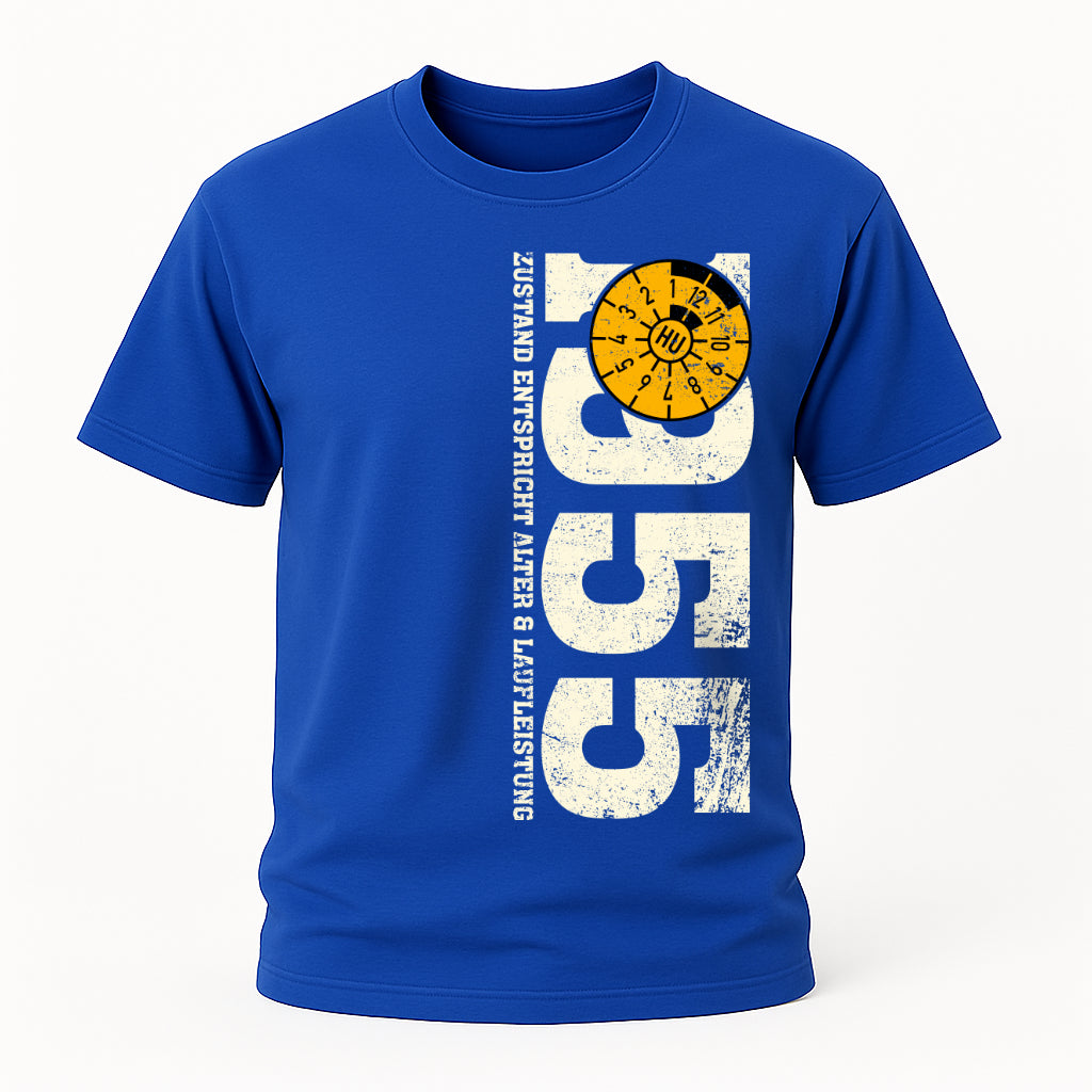 70. Geburtstag Baujahr 1955 Zustand entspricht Alter und Laufleistung TÜV Lustiges Mechaniker Geschenk T-Shirt