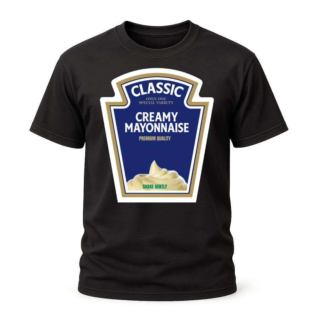 Halloween Kostüm Shirt – Lustiges Mayonnaise Parodie T-Shirt – Witziges Food Verkleidung