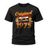 50. Geburtstag Best Of 1975 Original Limited Edition Retro Kassette Geschenk T-Shirt