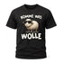 Schaf Schäfer Schafhirte Komme was Wolle Lustiges Witziges T-Shirt