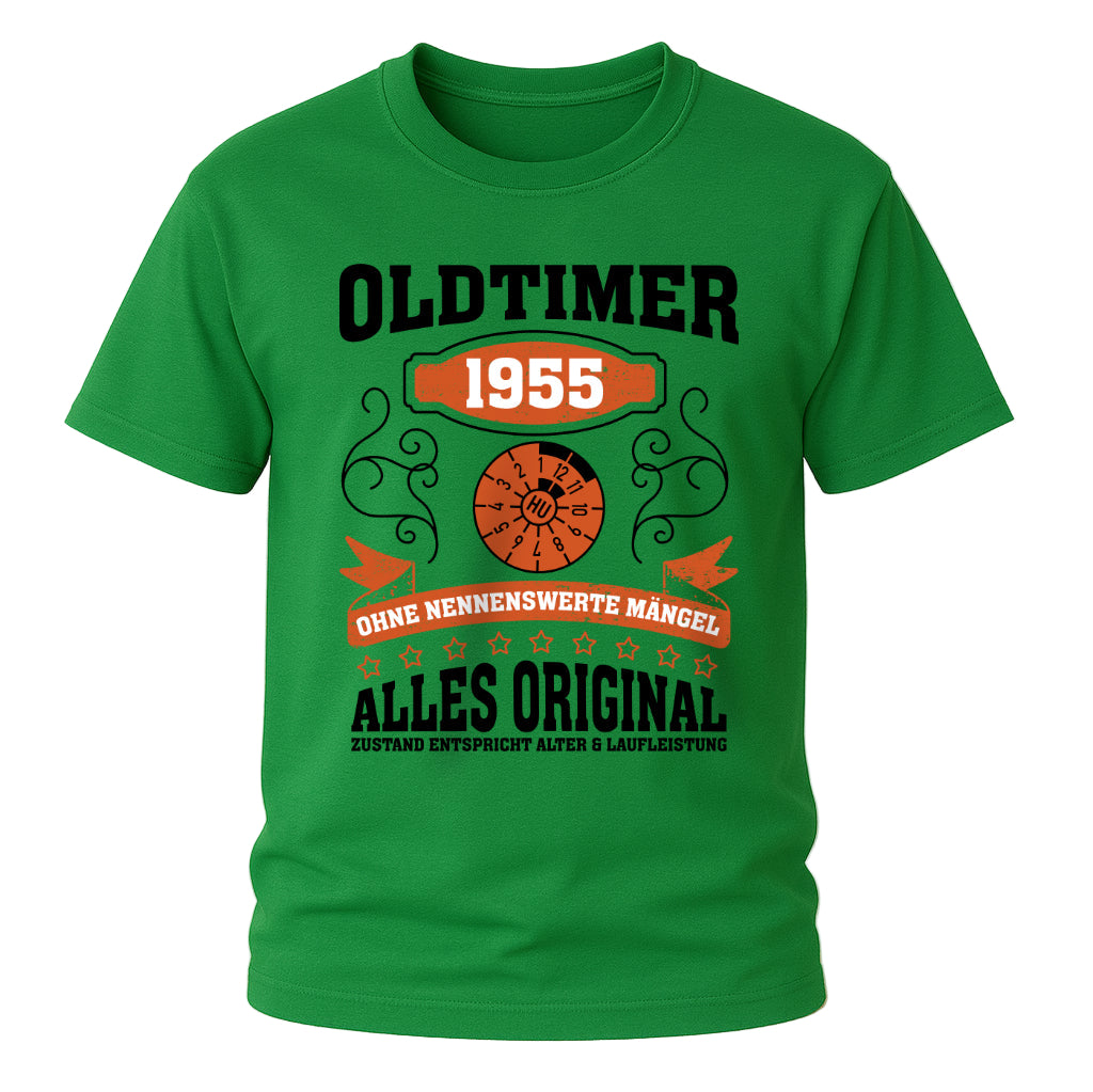 70. Geburtstag Oldtimer 1955 Zustand entspricht Alter und Laufleistung TÜV Lustiges Mechaniker Geschenk T-Shirt
