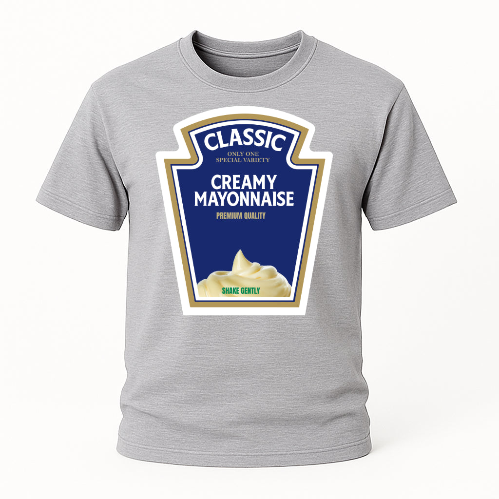 Halloween Kostüm Shirt – Lustiges Mayonnaise Parodie T-Shirt – Witziges Food Verkleidung