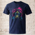 DJ Affe - Lustiges T-Shirt – Navy