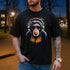DJ Affe - Lustiges T-Shirt – Schwarz
