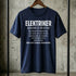 Elektriker Shirt - Lustiger Spruch - Witziges Geschenk für Elektriker - Unisex T-Shirt