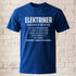 Elektriker Shirt - Lustiger Spruch - Witziges Geschenk für Elektriker - Unisex T-Shirt