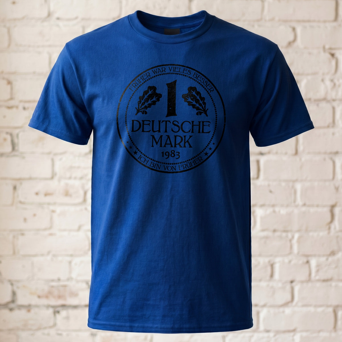D-Mark 1983 Jahrgang T-Shirt Unisex | Nostalgie Retro Deutscher Mark Statement Shirt