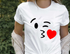 Küss Smiley - Kuss Emoji Shirt