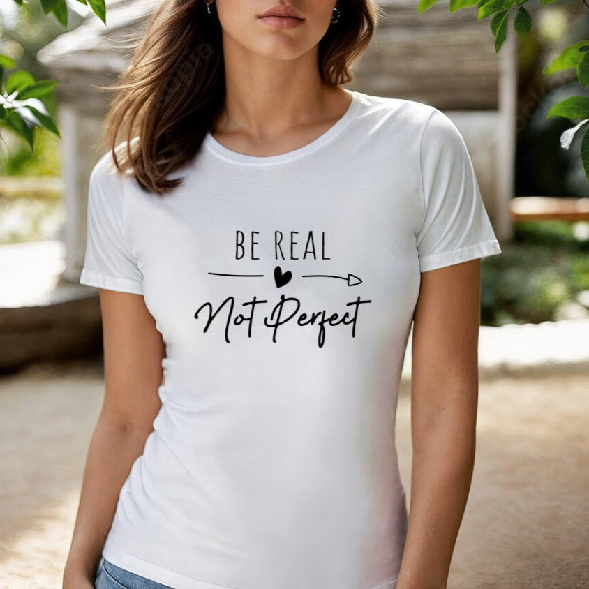 Be Real Not Perfect - Women's Softstyle Shirt