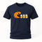 Halloween Shirt - Kürbis frisst Bier Geister – Humorvolles Bier T-Shirt