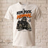 Kein Bock auf Normal Waschbär T-Shirt Herren | Streetwear Raccoon Skate Motiv Beige