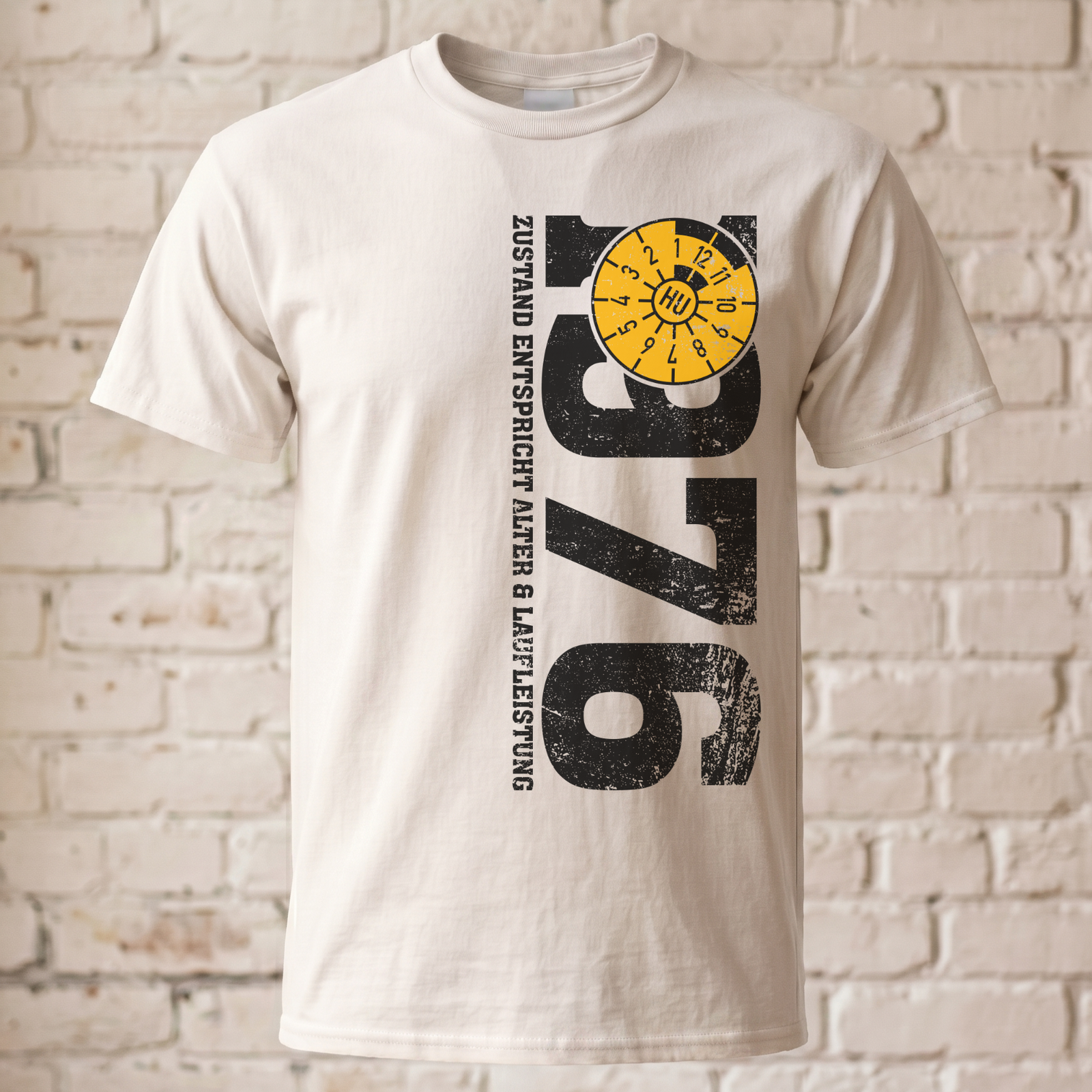 1976 Zustand entspricht Alter & Laufleistung T-Shirt zum 50. Geburtstag – Lustiges TÜV-Shirt für Auto-Fans, Männer & Frauen