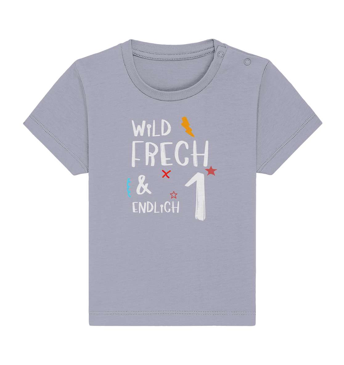 1st Birthday - Wild and Cheeky and Finally 1 - Birthday Gift - Baby Organic Shirt