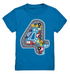 4. Kinder Geburtstag - Autos Spielteppich Style - Ich bin 4 Jahre - Geschenk - Kids Premium Shirt