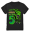 5th Children's Birthday - T-REX Dinosaur - I am 5 years old - Gift - Kids Premium Shirt