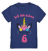 6. Kinder Geburtstag - Einhorn - Ich bin schon 6 Jahre - Geschenk - Kids Premium Shirt