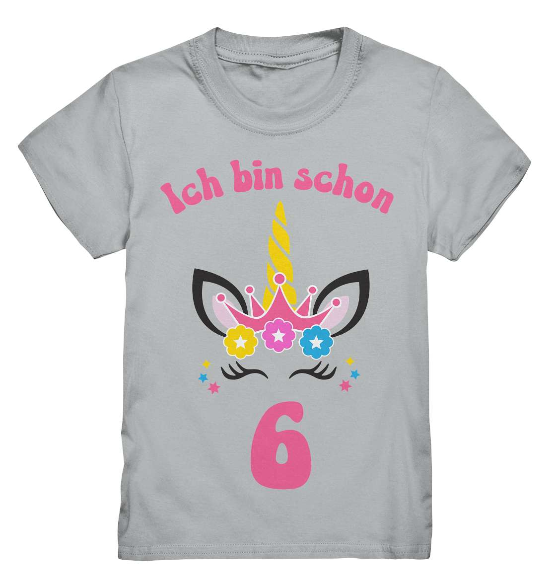 6. Kinder Geburtstag - Einhorn - Ich bin schon 6 Jahre - Geschenk - Kids Premium Shirt