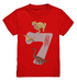 7. Kinder Geburtstag - T-REX Dinosaurier - Ich bin 7 Jahre - Geschenk - Kids Premium Shirt