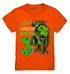 3. Kinder Geburtstag - T-REX Dinosaurier - Ich bin 3 Jahre - Geschenk - Kids Premium Shirt