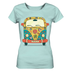 Retro boho hippie style bulli - Ladies Organic Shirt