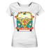 Retro boho hippie style bulli - Ladies Organic Shirt