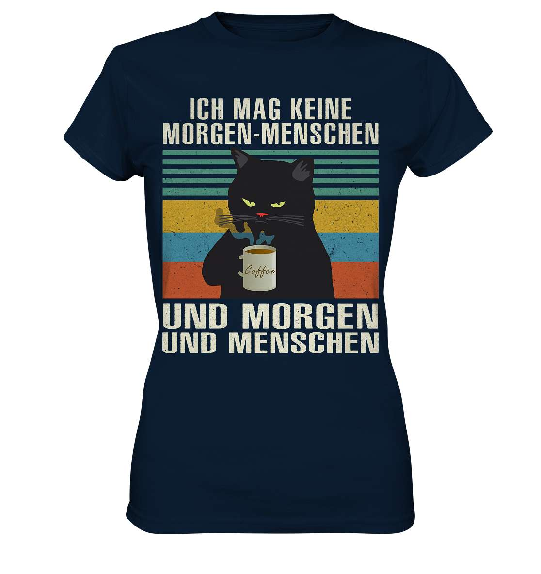 Morgenmuffel - Ich hasse Morgenmenschen - Kaffee - Ladies Premium Shirt