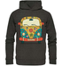 Retro boho hippie style bulli - Organic Fashion Hoodie