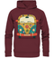 Retro boho hippie style bulli - Organic Fashion Hoodie