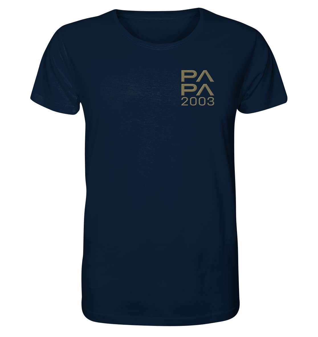 Vater Papa 2003 Stickerei - Geschenk für werdende Papas - Organic Shirt (Stick)