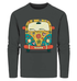 Retro boho hippie style bulli - Organic Sweatshirt