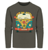 Retro boho hippie style bulli - Organic Sweatshirt