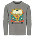 Retro boho hippie style bulli - Organic Sweatshirt