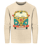 Retro boho hippie style bulli - Organic Sweatshirt