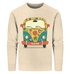 Retro boho hippie style bulli - Organic Sweatshirt