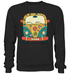 Retro boho hippie style bulli - Premium Sweatshirt