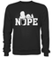 Fauler Hund - Nope - Nein Heute Nicht - Premium Sweatshirt